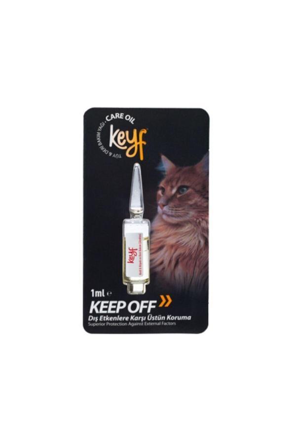 Keyf Plus Kedi Tüy & Deri Bakım Yağı Damlası 1X1 Ml - Image 1