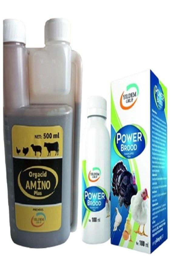 Yıldem Organik Aminoasit Ve Mineral 500 Ml + Power Brood 100 Ml (Muhteşem İkili ) - Image 1