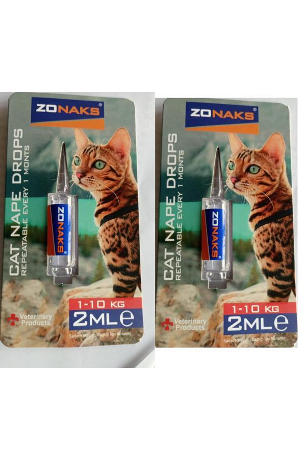 Zonax Kedi Ense Dış Damla 2 Ml X 2 Adet - Image 1
