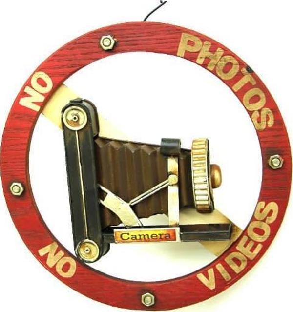 Dekoratif Metal No Photo Tabela Vintage Hediyelik - Image 1