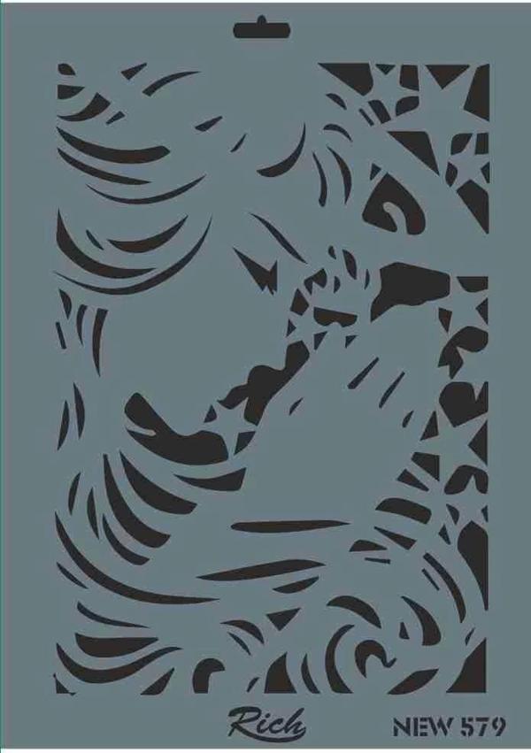 Supertrend Stencil Boyama Şablonu 25x35 cm. NEW-579 - Image 1