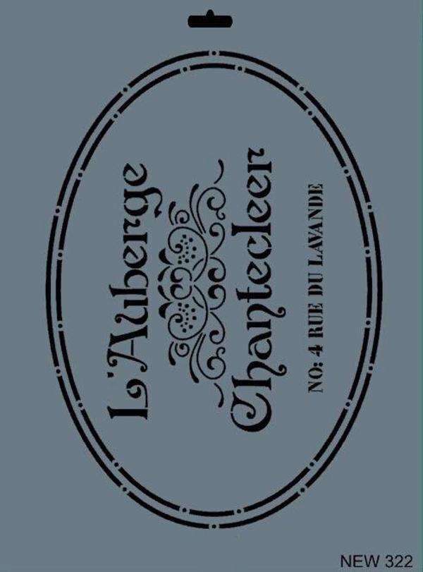 Supertrend Stencil Boyama Şablonu 25x35 cm. NEW-322 - Image 1