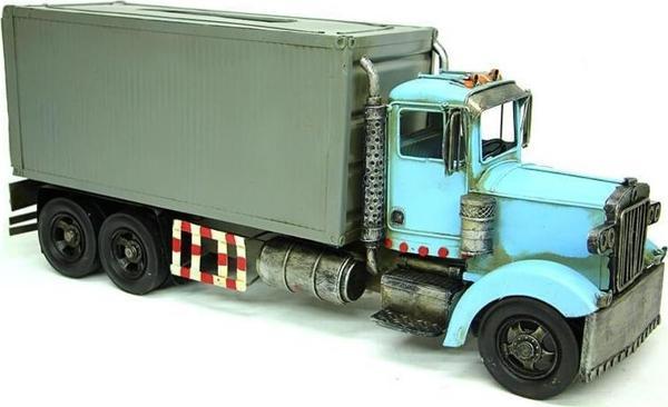 Dekoratif Metal Peçetelik Kamyon Vintage Hediyelik - Image 1