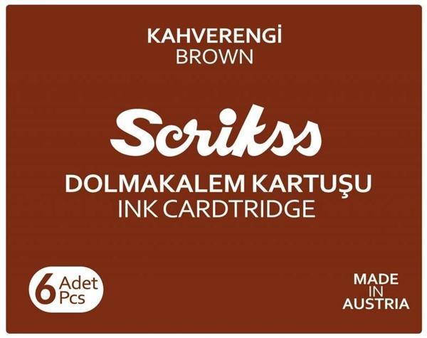 Supertrend Dolma Kalem Kartuşu 6'lı Kutu KAHVERENGİ - Image 1