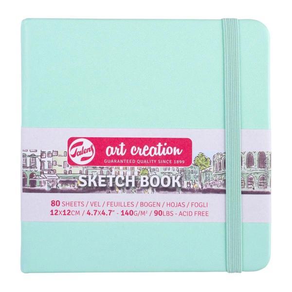 Supertrend Art Creation Sketchbook Sert Kapak Eskiz Çizim Defteri 140 gr. 12x12 cm. 80 yp. PASTEL Mİ - Image 1
