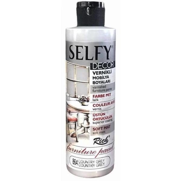 Supertrend Selfy Decor Vernikli Boya 240 cc 864 COUNTRY GREY - Image 1