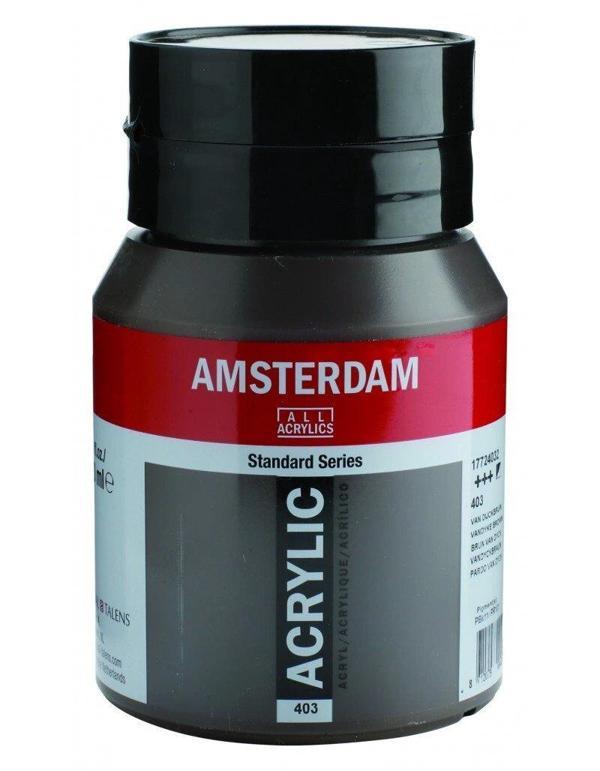 Supertrend Amsterdam Akrilik Boya 500 ml. 403 Vandyke Brown - Image 1