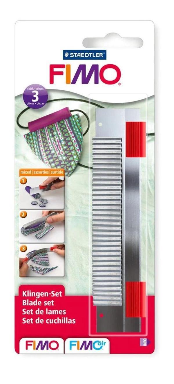 Supertrend Fimo Cutter Polimer Kil Kesme Bıçakları 3'lü Set (Sert, Esnek ve Tırtıklı) - Image 1