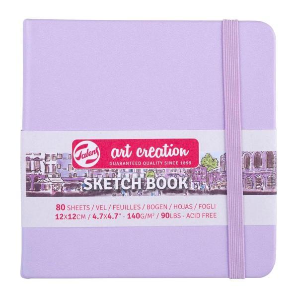 Supertrend Art Creation Sketchbook Sert Kapak Eskiz Çizim Defteri 140 gr. 12x12 cm. 80 yp. PASTEL Lİ - Image 1