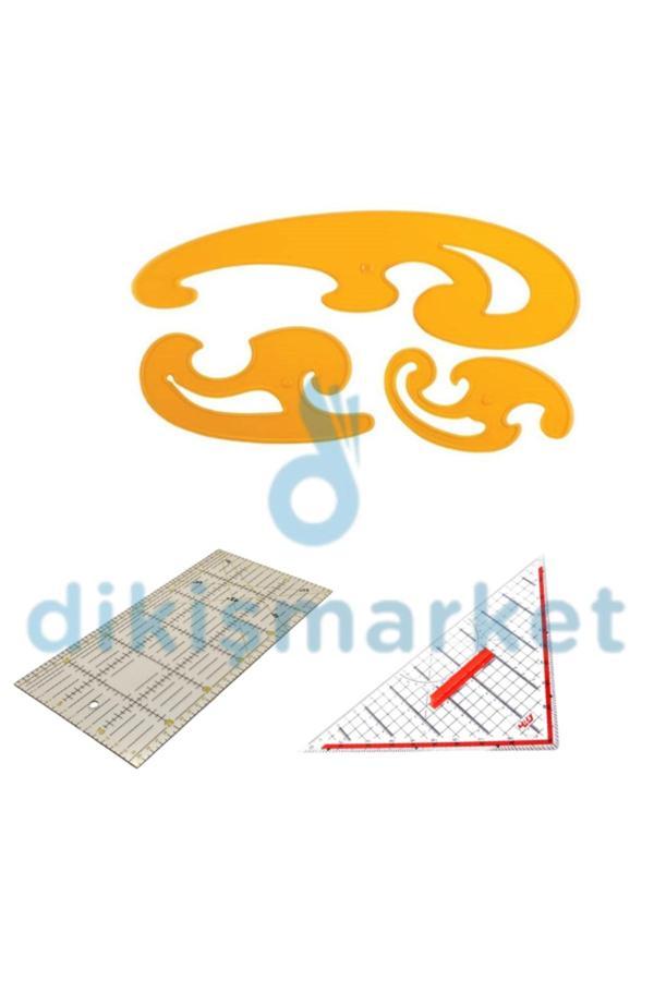 Dm Dikişmarket Dikiş Cetvel Setleri - Riga Takımı - Riga Cetveli - Riga Seti - Cetvel Seti - Image 1