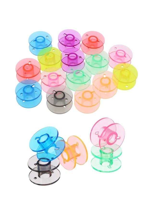 Artus Tedarik Ev Tipi Aile Dikiş Makinası 50 Adet Renkli Plastik Masura - Image 1