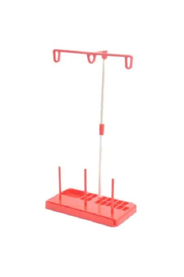 Moonstar Ev Tipi Dikiş Makine Çardağı 3 Iplikli Kırmızı - Image 1