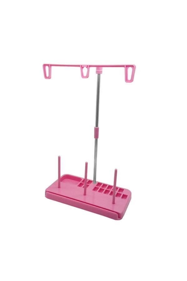 Krc Tekstil Ev Tipi Dikiş Makinesi Çardak Pembe (Masura Bölmeli) - Image 1