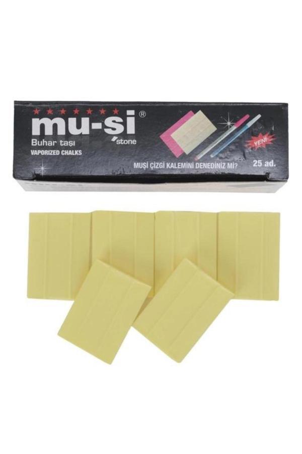 Musi Muşi Çizgi Taşı Sarı Renk 25 Adet - Image 1