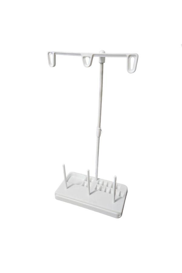 Akyüz Makine Ev Tipi Dikiş Makinesi Beyaz Plastik Çardak Seti / Ts-500 - Image 1