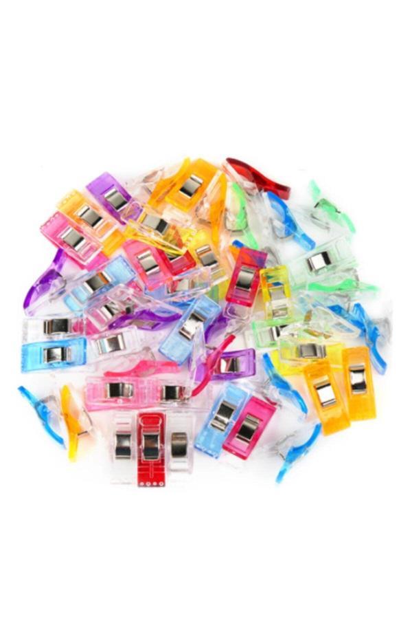 Tdm Dikiş Nakış Kumaş Kağıt Maşası Plastik Klips Tutucu Mandal Küçük - Image 1