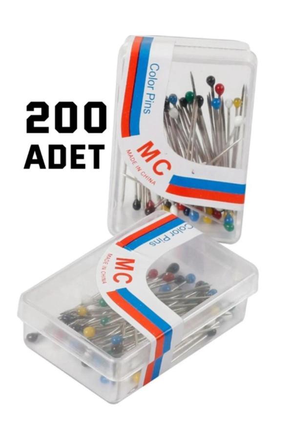 Ngv 200 Adet Toplu İğne, Türban Eşarp Başörtüsü Şal Düğün Nikah Nişan Kına Sünnet Takı İğnesi İğnelik - Image 1