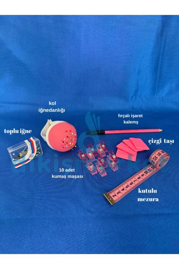 Dm Dikişmarket Pratik Dikiş Setleri (Mezura,İğnedanlık,Topluiğne,Minimaşa,Fırçalı Kalem) - Image 1