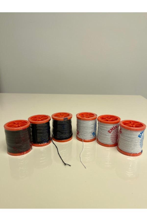 Ngv Büzgü Lastiği (Gipe Lastik) 3 Adet Siyah 3 Adet Beyaz - Image 1