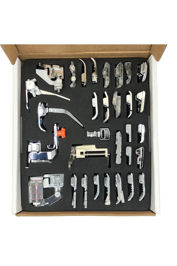 Dm Dikişmarket 32 Parça Dikiş Makine Ayak Seti (Karton Kutulu) - Image 1