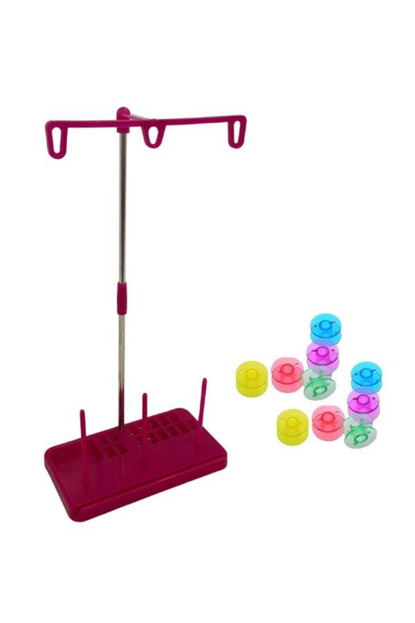 Tdm Ev Tipi Aile Dikiş Makinesi Çardak Iplik Yolu (Masura Bölmeli) 10 Masura Hediyeli - Image 1