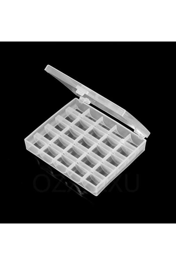 Singer Beko Zetina Janome Homemax Brother Bernina Dikiş Makiner Için 25 Adetlik Boş Masura Kutusu - Image 1