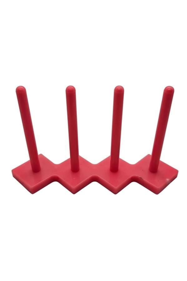 Moonstar Dikiş Makinesi Mıknatıslı Masura Koyma Aparatı 4'Lü Pembe - Image 1