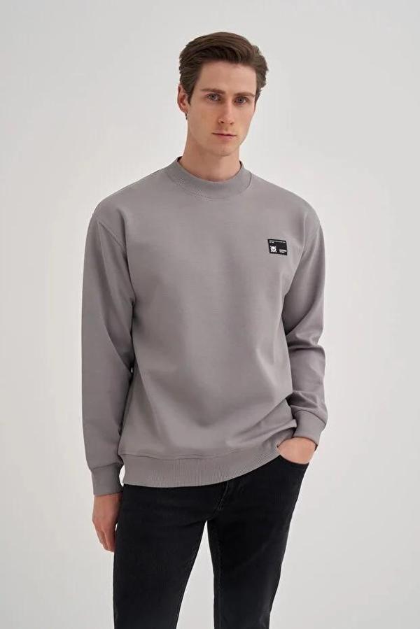 Cazador Relax Fit Pamuk Karışımlı Scuba Kumaş Sweatshirt-52480 - Image 1