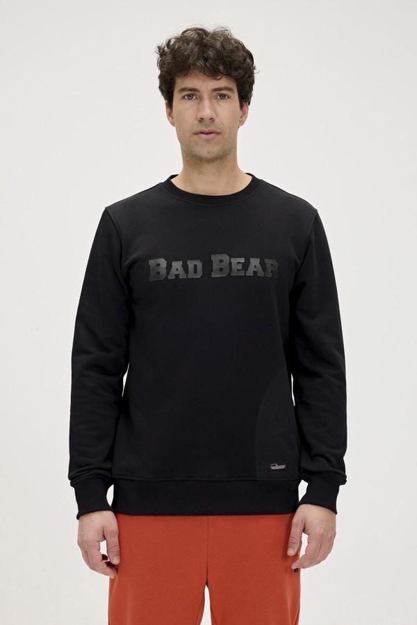 BAD BEAR MARLOW CREWNECK ERKEK SWEATSHIRT SİYAH - Image 1