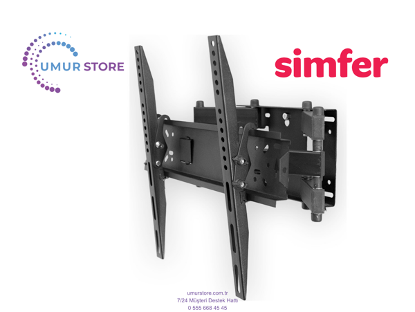 Simfer 43sfsw4m 43" Webos Full Hd 42-65 inç Hareketli LCD LED TV Duvar Askı Aparatı - Image 1