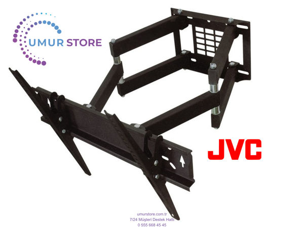 Jvc LT-50VU3206T 50” 4K Ultra HD Smart 39-65 inç Kilitli Hareketli Lcd Led Tv Duvar Askı Aparatı - Image 1