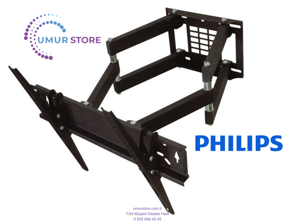 Philips 50PUS7607 50" Uydu Alıcılı 4K Ultra HD Smart 39-65 inç Kilitli Hareketli Lcd Led Tv Duvar As - Image 1