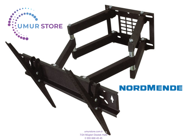 Nordmende NM55F35055" Uydu Alcılı 55” 4K Ultra HD Smart 39-65 inç Kilitli Hareketli Lcd Led Tv Duvar - Image 1