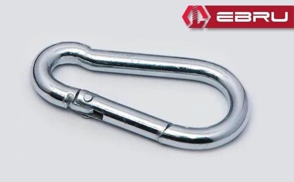 Yaylı Karabina, Çengel, Kanca 4mm - 50 Adet - Image 1