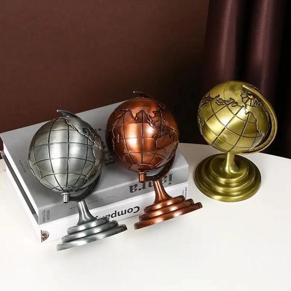 Küçük Boy Metal Dünya Küresi - Image 1