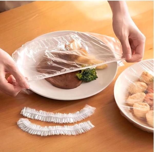 Lastikli Tencere Ve Tabak Bonesi 100 Adet (22cm) - Image 1