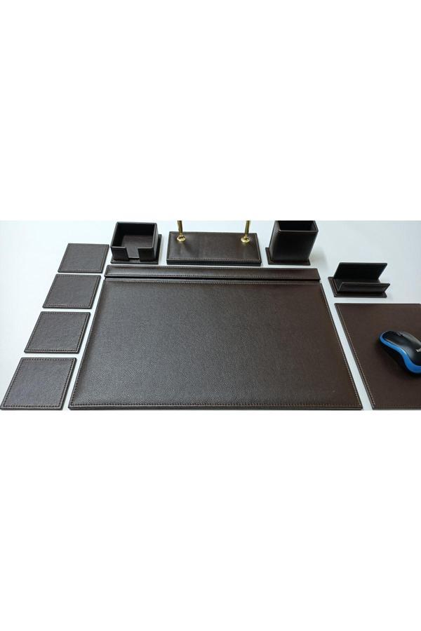 Yeşil Sümen Promosyon Kahverengi Lüx Sümen Takımı - Image 1