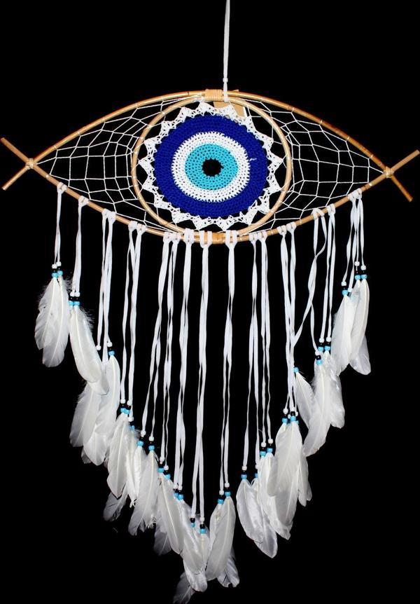 Göz Modelli Düş Kapanı Dreamcatcher Dekoratif Hediyelik - Image 1