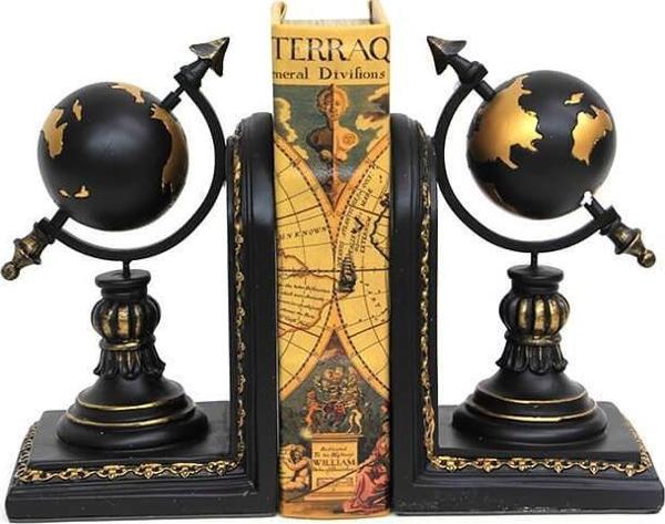 Kitap Stoper Yerküre Dünya Model Dekoratif Hediyelik - Image 1