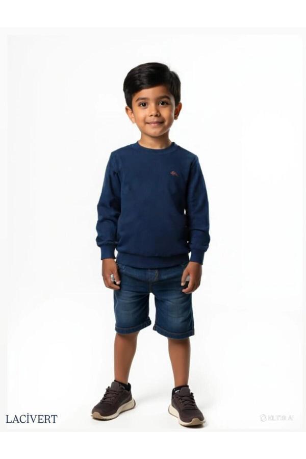 Coupon Çocuk Sweatshirt - Lacivert - Image 1