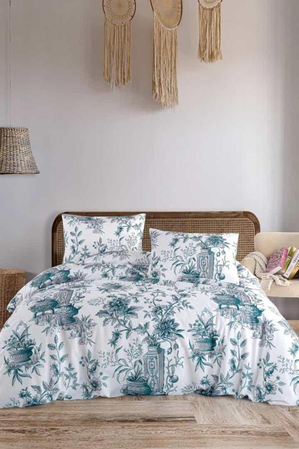 Botanic %100 Pamuk Çift Kişilik Nevresim Seti - Image 1