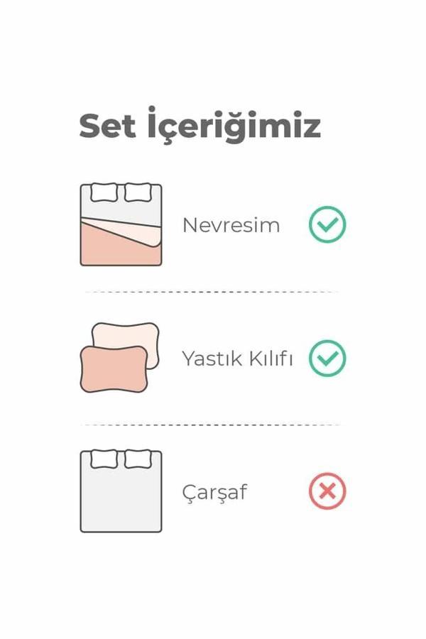 Wave %100 Pamuk Çift Kişilik Nevresim Seti - Image 1