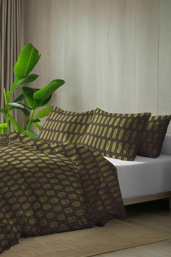 Percale Barine %100 Pamuk 82 Tel 208TC Çift Kişilik Nevresim Seti - Image 1