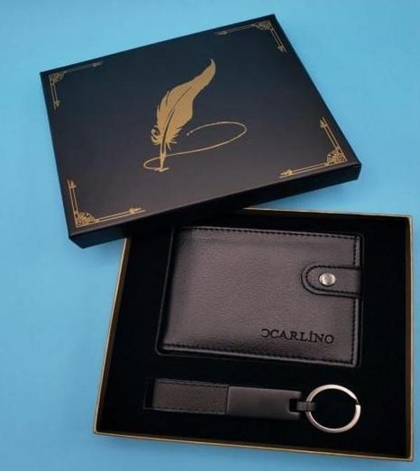 Hediyelik Cüzdan Anahtarlık Set Dekoratif Hediyelik - Image 1