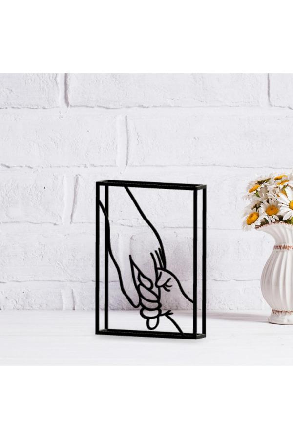 Alvina Atölye El Ele Tutuşan Baba Ve Çocuk Dekor Biblo - Bioplastik - Image 1