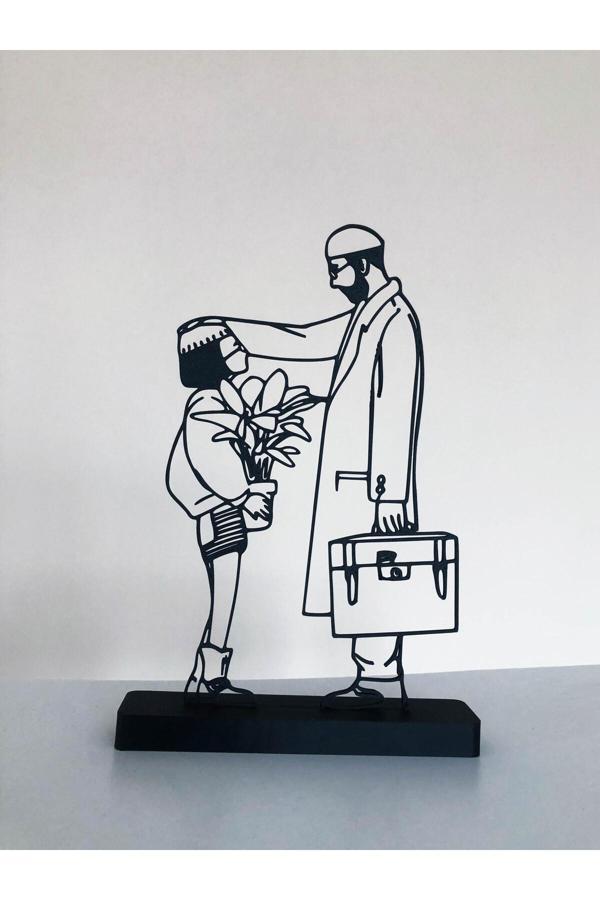 Alvina Atölye Leon Mathilda Dekoratif Siyah Biblo - Bioplastik - Image 1