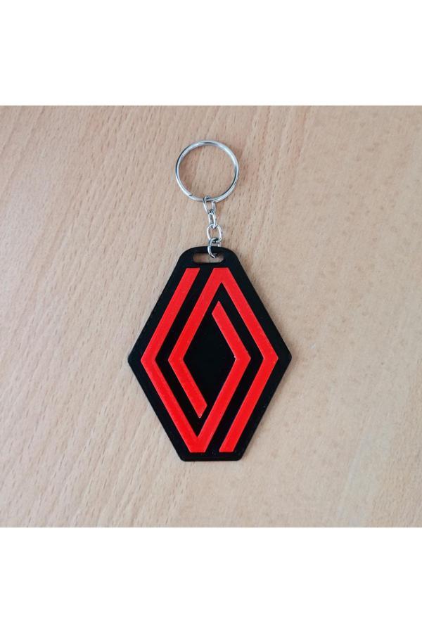 Alvina Atölye Renault Anahtarlık Aksesuar - Kırmızı - Bioplastik - Image 1