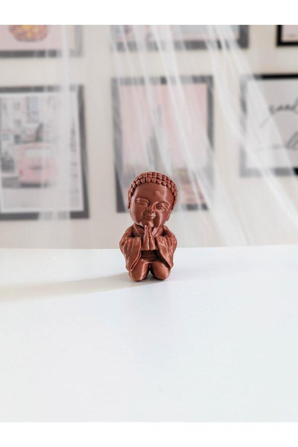 Alvina Atölye Minyatür Buda Heykeli - Fe - İnanç - Bioplastik - Image 1