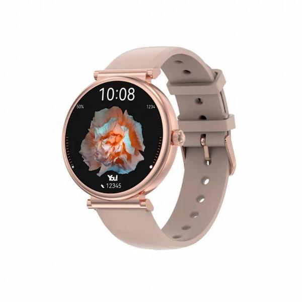 You Watch F15-Yf151 You Smart Rose Gold & Pink Silicon Bayan Kol Saati - Image 1