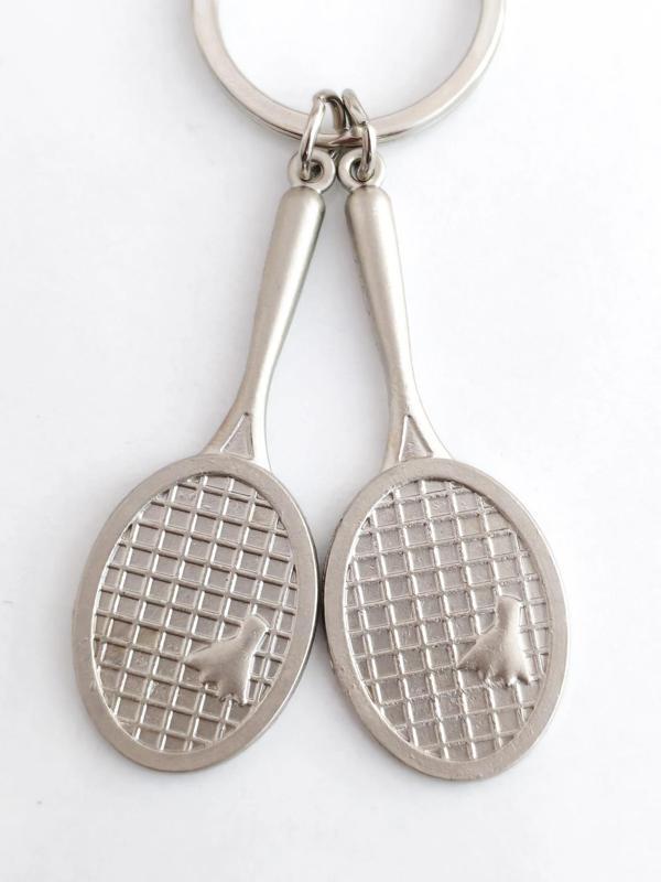 İki Adet Raketli Metal Anahtarlık - Image 1